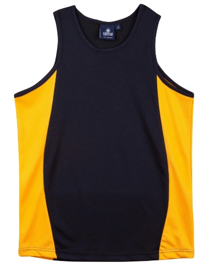 Picture of Winning Spirit, Kids Truedry Contrast Mesh Singlet